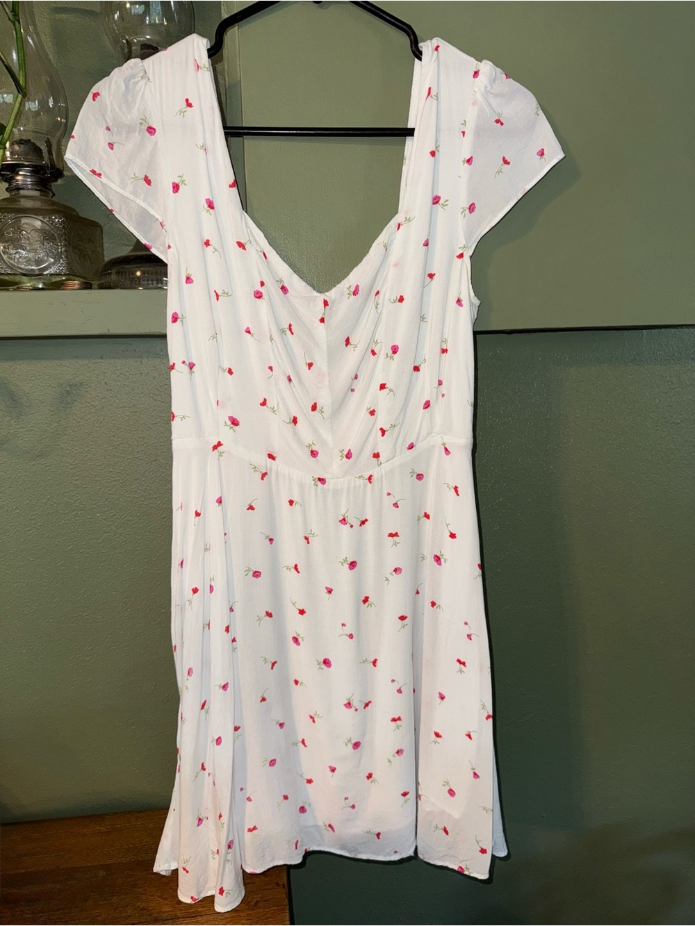 Urban Outfitters Floral Smocked Mini Dress Size M